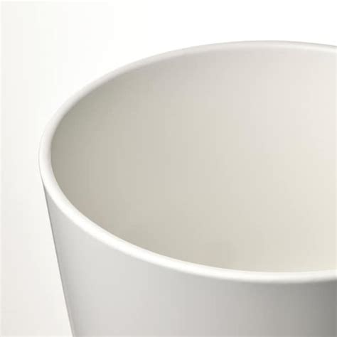 Biely kvetináč IKEA SOJABÖNA