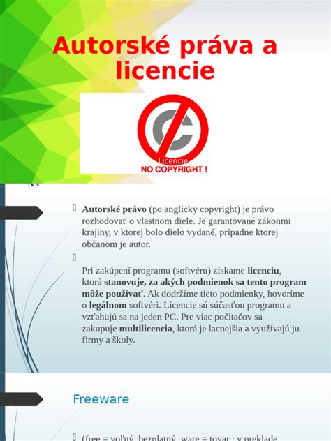 Licencie a autorské práva online obsahu