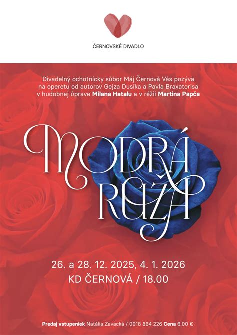 Scéna z operety Modrá ruža