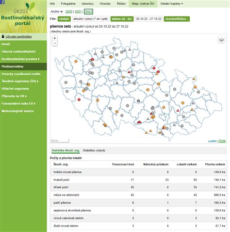 Mapa rozšírenia múch prenášajúcich choroby
