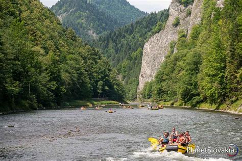 Panoramatická fotografia Prielomu Dunajca v jeseni