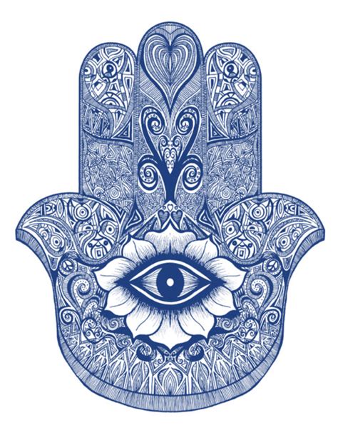 Ruka Hamsa s okom v dlani