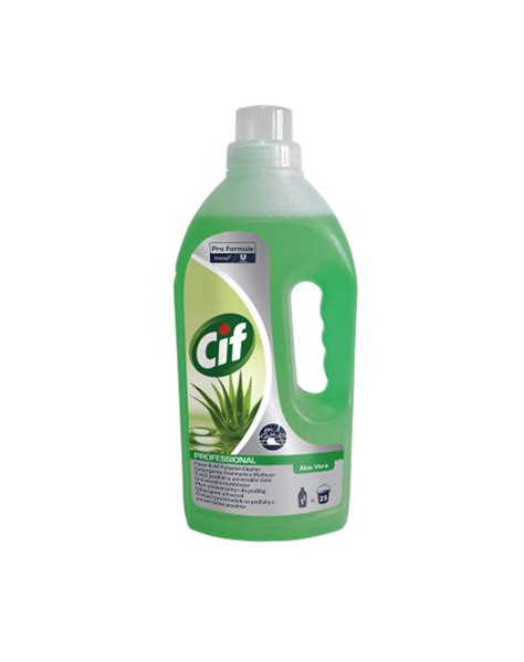 Fľaša čistiaceho prostriedku Cif s aloe vera