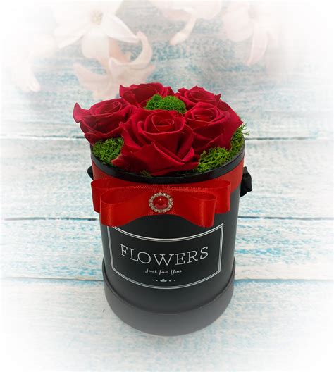 Stabilizované ruže v elegantnom boxe