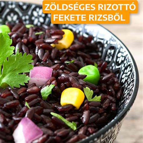 Ilustrácia čiernej ryže a jej nutričných hodnôt