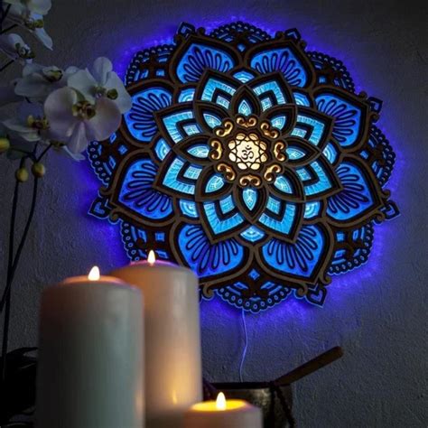 Mandala s lotosovým kvetom