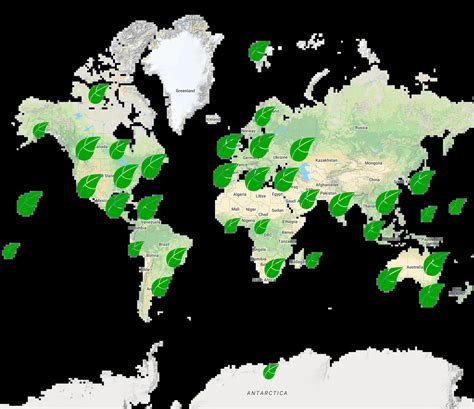 Mapa povodia Amazonky s vyznačením výskytu skalárov