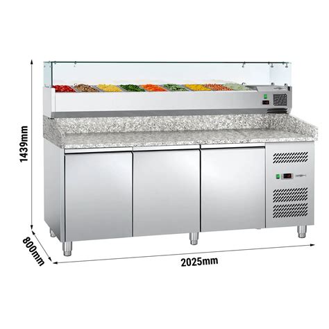 Schéma chladiacej vitríny s rozmermi a vnútorným usporiadaním