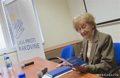 Zakladateľka Ligy proti rakovine MUDr. Eva Siracká