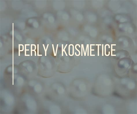 Perly v lastúre