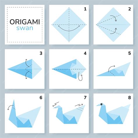 Schéma skladania origami modulu