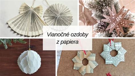 biele vianočné ozvody z papiera na zlatých konárikoch vo váze