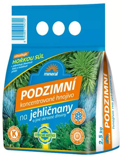 Typy hnojív pre ihličnany