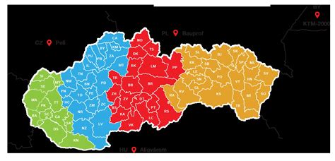Mapka pôvodu fuksií