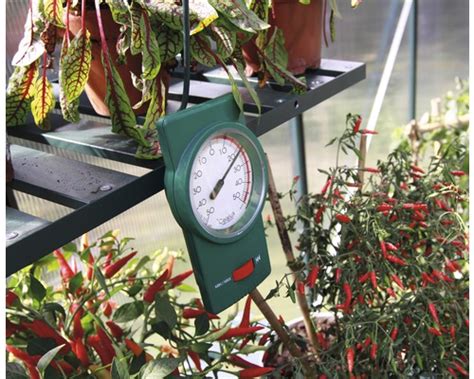 Teplomer v skleníku