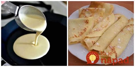 Základné palacinkové cesto a suroviny
