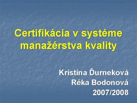 Certifikácia kvality plastového nábytku