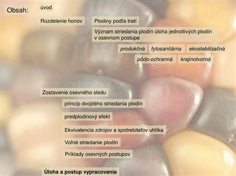 Striedanie plodín v osevnom postupe