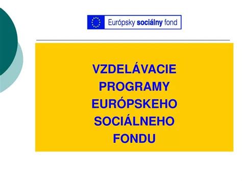 Príklady využitia sociálneho fondu
