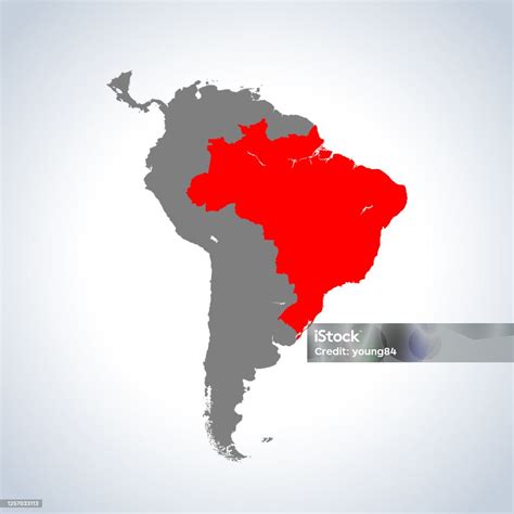 Mapa Brazílie s vyznačeným Amazonským pralesom