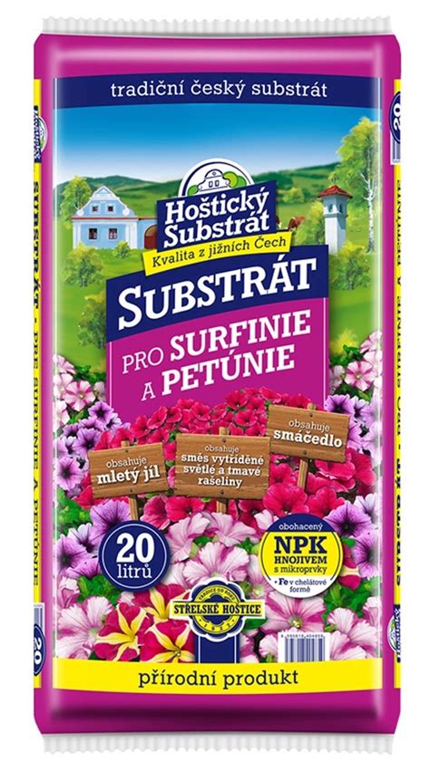 Rozsypávanie semienok surfínie na substrát