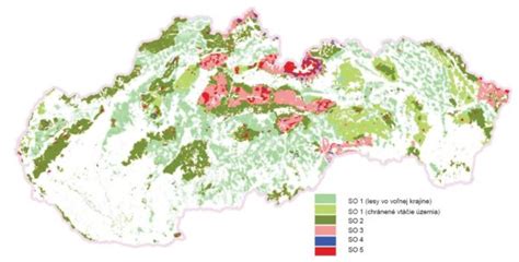 Mapa predpokladaného posunu vegetačných pásiem v Európe do roku 2030